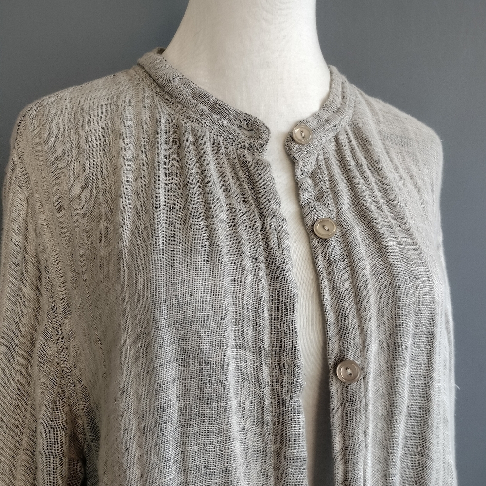 FLAX linen long shirt / tunic